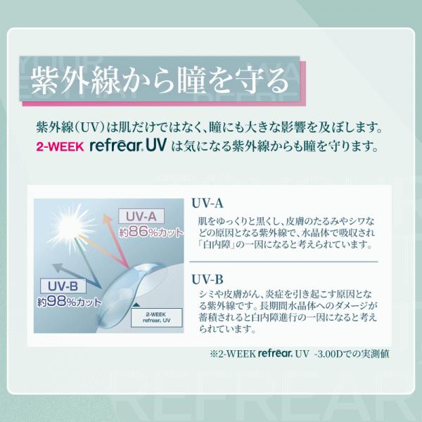 2ウィークリフレアUV 2週間使い捨てコンタクト コンタクトレンズ フロムアイズ UVカット 　 | ツーウィークリフレア | 06