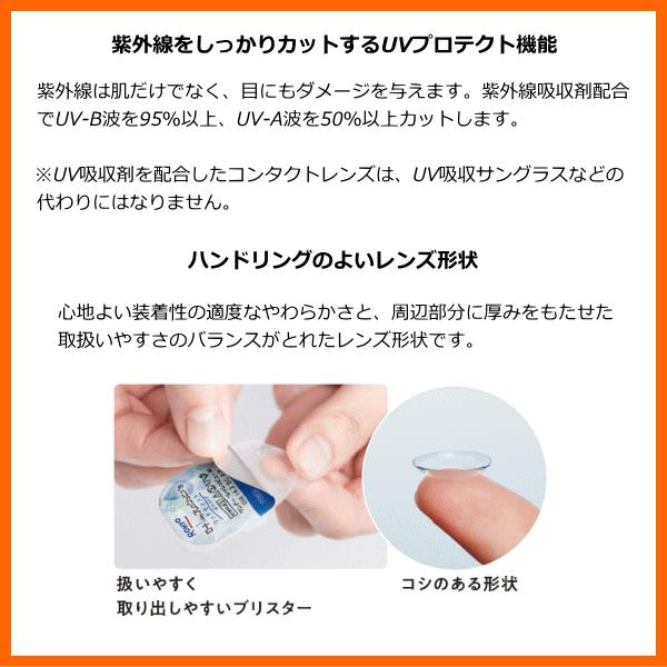ロートワンデーフレッシュビューリッチモイスト UVカット 高含水率 お徳用 90枚入り コンタクトレンズ 近視用 遠視用 | フレッシュビュー | 03