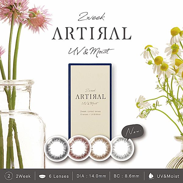 アーティラル2ウィークUVM SHO-BI 6枚入 度あり 度なし 2ウィークカラコン カラーコンタクトレンズ | SHOBIDO