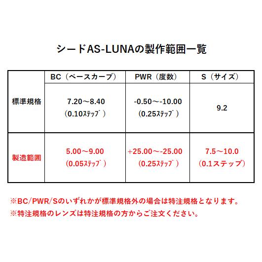 AS-LUNA エーエスルナ シード seed 高酸素透過性ハードコンタクトレンズ | シード | 05