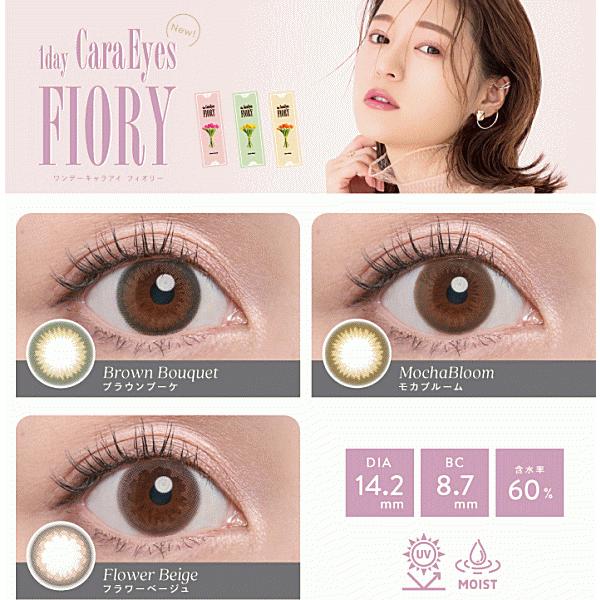 ワンデーキャラアイフィオリー FIORY UVモイスト 10枚入り Pal エスパル ワンデーカラコン うるおいタイプ UVカット |  | 07