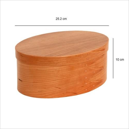 Oval Shaker Box チェリー BR001-3 シェイカーボックス デザイン 職人 Brent Rourke カナダ cherry ギフト val02｜arekore-market｜03
