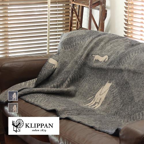 ブランケット KLIPPAN ウールクリッパン ウールシングルブランケット 130×180cm houses on the hill
