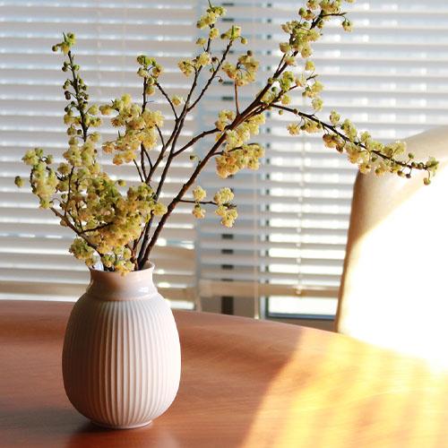 LYNGBY PORCELAEN CURVE ベース H12cm 花瓶 一輪挿し リュン