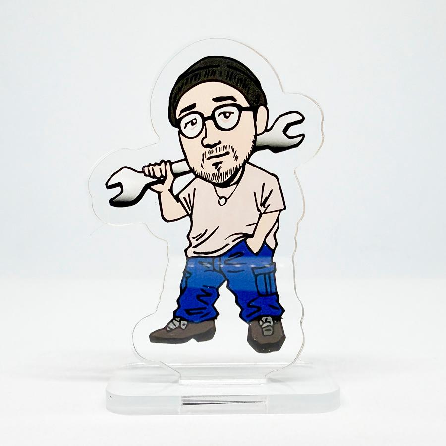 オリジナル　アクリルスタンド　チカラ　おまけ付き（オリジナルトレ ーディングカード） | 