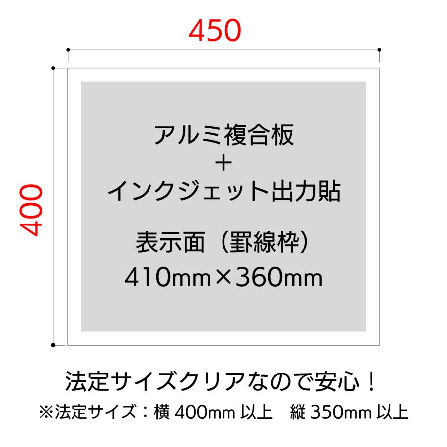建設業の許可票 法定サイズ クリア W450mm×H400mm×D3mm 看板 建設業の許可票 法定サイズ クリア W450mm×H400mm×D3mm 看板