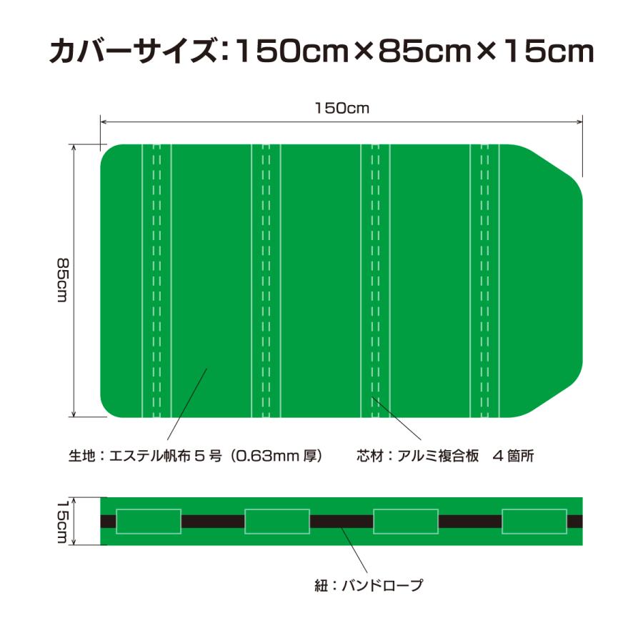 電気工事用 高所作業車 しっかり張れる バケットカバー
