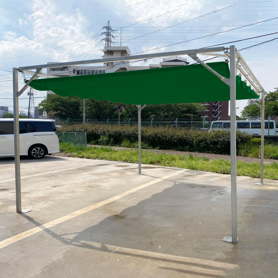 パーゴラタイプ 開閉式テント 横幅3m高さ2.5m奥行き3m 組みテン