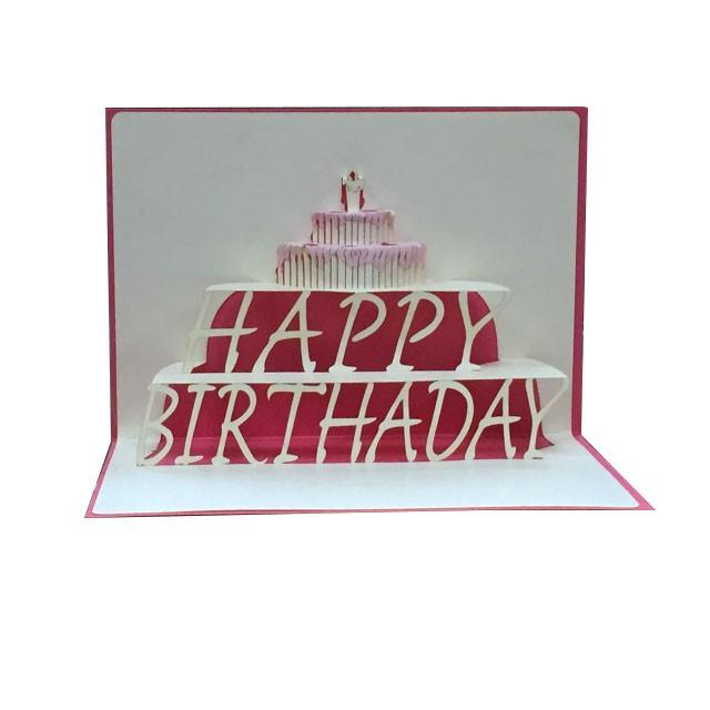 ハッピーバースディ文字 ２段ケーキ ピンク Happy Birthday Letters 2storycake Pink アレンシー手作り工房 通販 Yahoo ショッピング