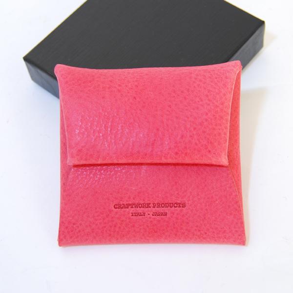 クラフトワーク プロダクツ ミネルバ ボックス コインケース ピンク CRAFTWORK PRODUCTS MINERVA BOX COIN CASE pink / おしゃれ｜arenot