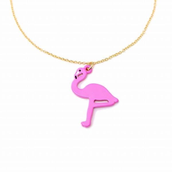 リル バード エポ ネックレス フラミンゴ Lilou BIRD EPO NECKLACE flamingo / おしゃれ｜arenot