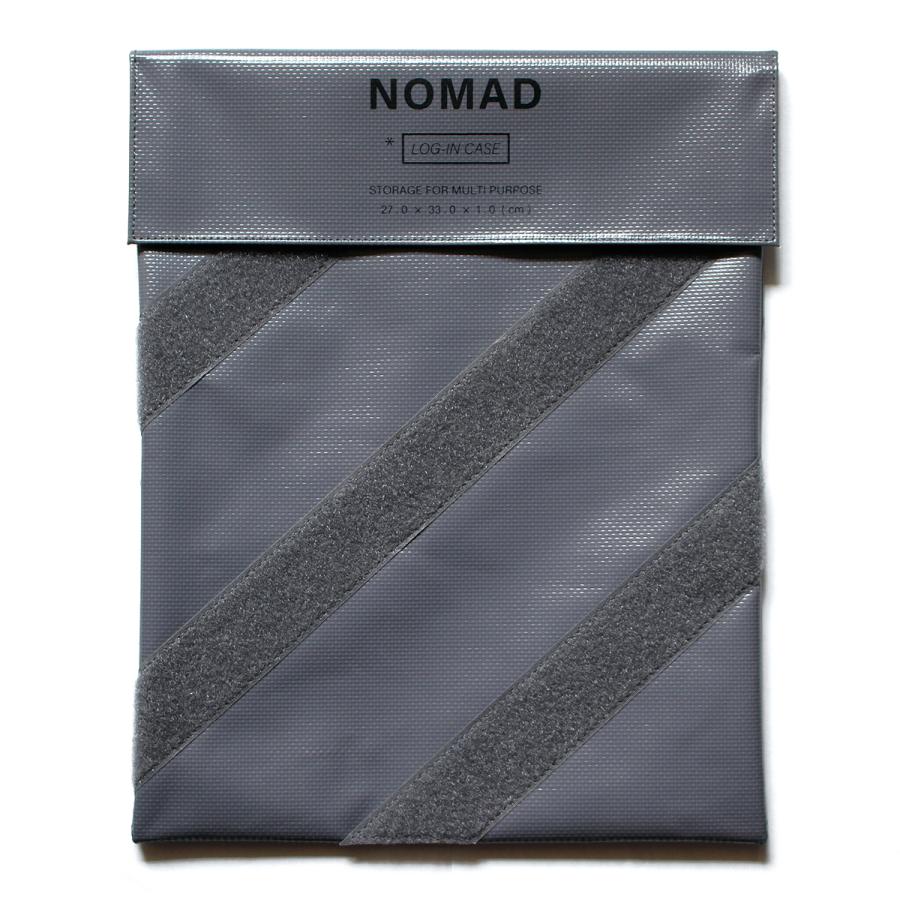 ノマド ログイン ケース グレイ×ブラック / タブレットケース 収納ケース NOMAD LOG-IN CASE grey×black / おしゃれ｜arenot