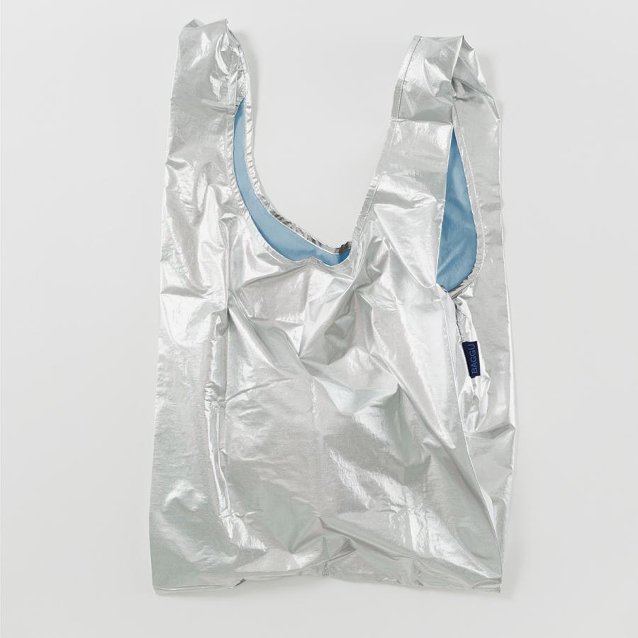 バグゥ スタンダード メタリック シルバー BAGGU STANDARD metallic silver / おしゃれ 501065513