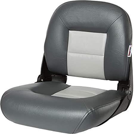 Tempress NaviStyle Low Back Seat, Charcoal Gray, 19.5 x 18.25 x 19.50
