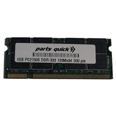 魅力的な価格 1GB parts-quick メモリ V5201 V5160US, V5119US, Notebook Presario Compaq HP for メモリー