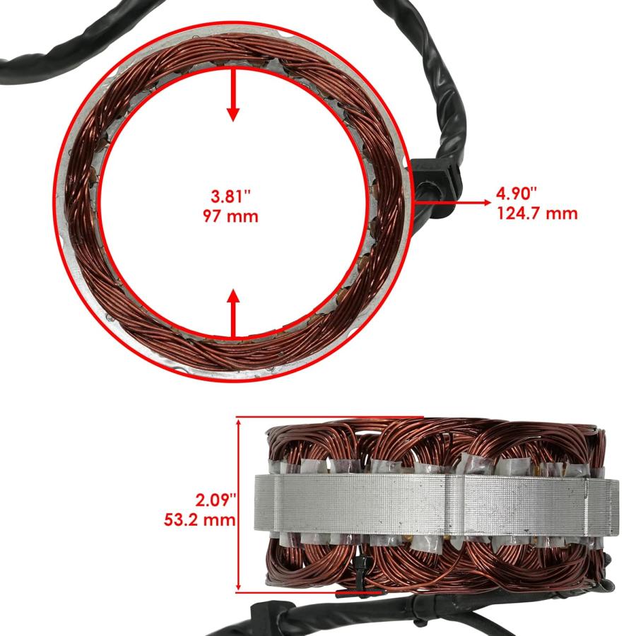 並行輸入品 Caltric compatible with ステーター and Gasket ホンダ Cb750L Cb 750L Cb750K Cb 750K Cb750C Cb 750C Cb750F Cb 750F Cb750Sc Cb 750Sc 1979-1983_1