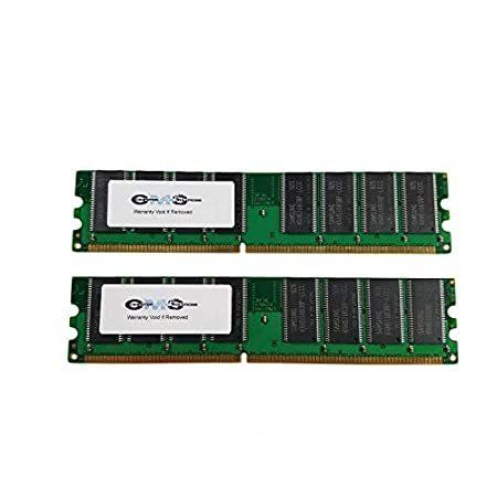 CMS 2GB (2X1GB) DDR1 3200 400MHZ Non ECC DIMM Memory Ram Upgrade Compatible with Apple? Power Mac G5 A1047 All Series - A113