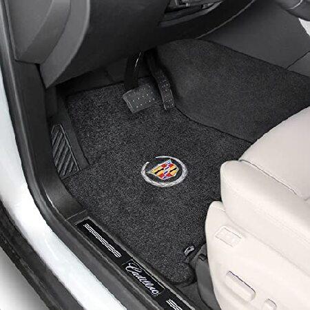 大阪正規品 2010-2011 Cadillac SRX SUV Black Ultimat Floor Mats - Crest ＆ Wreath Logo
