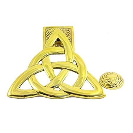 Irish　Brass　Trinity　Knot　Knocker　a　by　Matching　Robert　Box　Door　in　Emmets