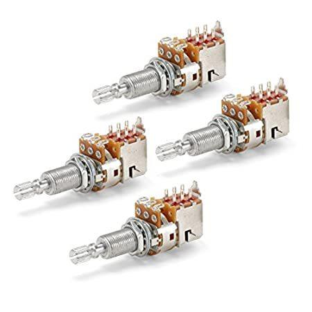 Alpha Push-Pull Pots for Electric Guitar, 500K-ohm, Long Shaft Pot - 4 Pack