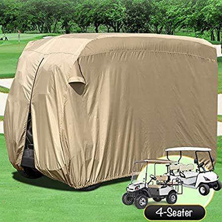 North East Harbor Waterproof Superior Beige Golf Cart Cover Covers Compatib