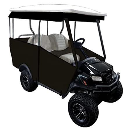 アレスグラフィオ　店4　Person　Style　Cover　Golf　Cart　3-Sided　#x2013;　Canvas　Track　Sunbrella　Cart　Enclos