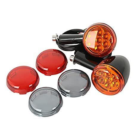 XMT-MOTO Amber LED Turn Signals Lights Bracket fits for Harley Davidson XL8