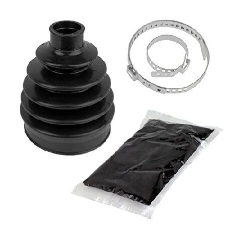 令和3年度産新刈り Caltric Front Axle Outer Cv Boot Kit Compatible with Can-Am Renegade 500 4X4 Efi 2008-2014