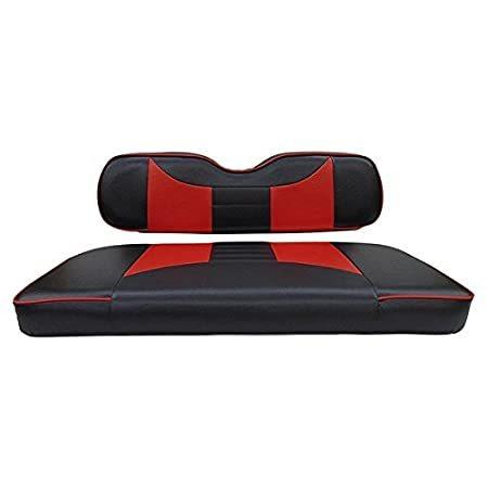 Ezgo Txt Golf Cart 自動車 Front Seat Golf Cushion Set Txt Rally Black Red B07dqmsnhk アレスグラフィオ ヤフー店