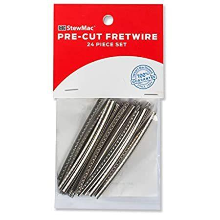 StewMac Pre-Cut and Pre-Radiused Fretwire Set, Wide/Highest, 7.25