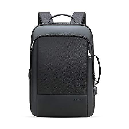 BOPAI 旅行用バックパック メンズ ビジネス ノートパソコン バックパック 15.6インチ スマートリュックサック 盗難防止 バックパック 大容量