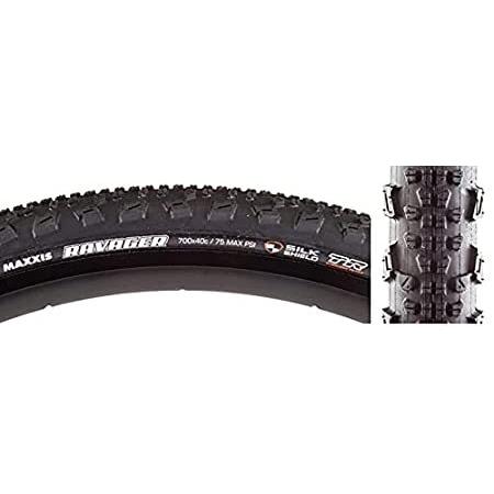 Maxxis ユニ 大人用 Ravager 折りたたみタイヤ ブラック 28フィート 700x40C