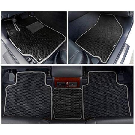 CLIM　ART　Honeycomb　Floor　Row,　2nd　Mats　Car　2015-2017,　Floor　Custom　Camry　Fit　Wom　Toyota　for　Liner,　All-Weather,　Mats　＆　Car　＆　1st　Man　for　Accessories