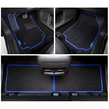 Goodyear　Custom　Fit　Floor　GMC　Liners　Blue　All-Weather　for　Set,　Liquid,　Car　Diamond　Black　In　Dirt,　Shape　Pc.　Traps　2018-2022,　Terrain　Liner　Precision