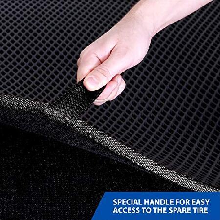 Goodyear Custom Fit Cargo Mat Liner for Nissan Rogue 2014-2020 Heavy Duty Trunk Liner, Diamond Shape, Luggage with Waterproof, Liquid ＆ Dirt Trappi - 2