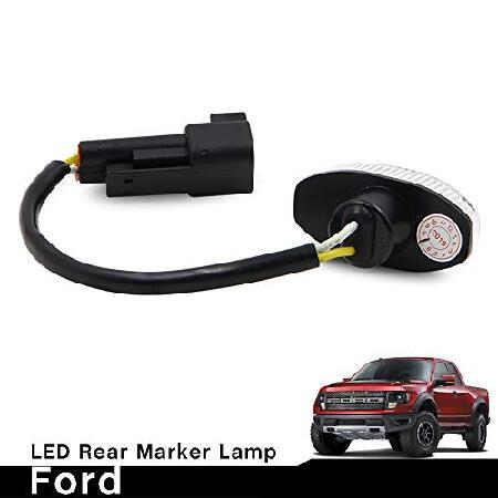 並行輸入品 F150 Rapt0r LED Side Marker Lamps for 2010 2011 2012 2013 2014 Ford F150 SVT Rapt0r Pick Up Back Rear Side Marker Lights F-150 Clear Lens |  | 04