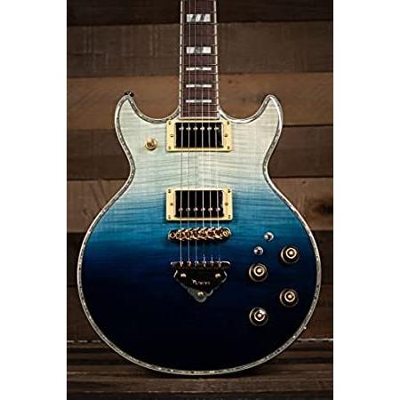 Ibanez AR420 AR Standard Electric Guitar， Transparent Blue Gradation