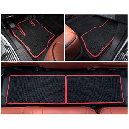 CLIM　ART　Honeycomb　Fit　Car　Woman　F-250　SuperCrew,　Floor　Mats　Liner,　1＆2　Mats　Ford　Car　Custom　Row,　All-Weather,　＆　for　Accessories　Man　Floor　2012-2016