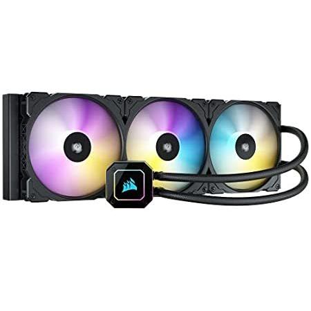 CORSAIR iCUE H170i ELITE CAPELLIX 水冷式 CPU クーラー - 33 のダイナミックな RGB LED - 140m