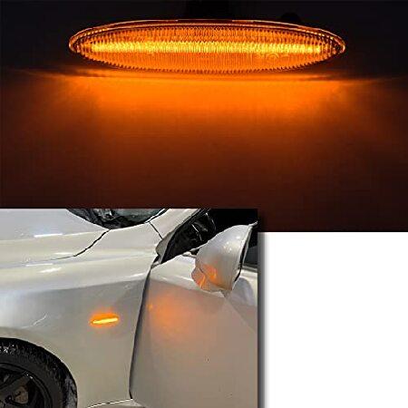Clear Lens LED Side Marker Lamps for Toyota Camry ACV40 Crown