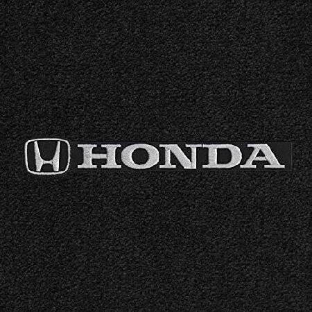 スペシャル限定品 Lloyd Mats Heavy Duty Carpeted Floor Mats for Honda CR-V 2007-2011 No Subwoofer in Passenger Area No Front Seat Console (Black， Silver H and Honda Wor
