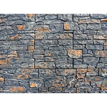 在庫有り・即発送 ポリウレタン モールド Form ROCK STONE | Texturing Pattern Decorative コンクリート Cement Imprint Texture Stamping