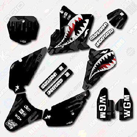 並行輸入品 Black Savage Graphics Kit Fits 01-19 Suzuki RM85 RM 85 Decal Kit | 