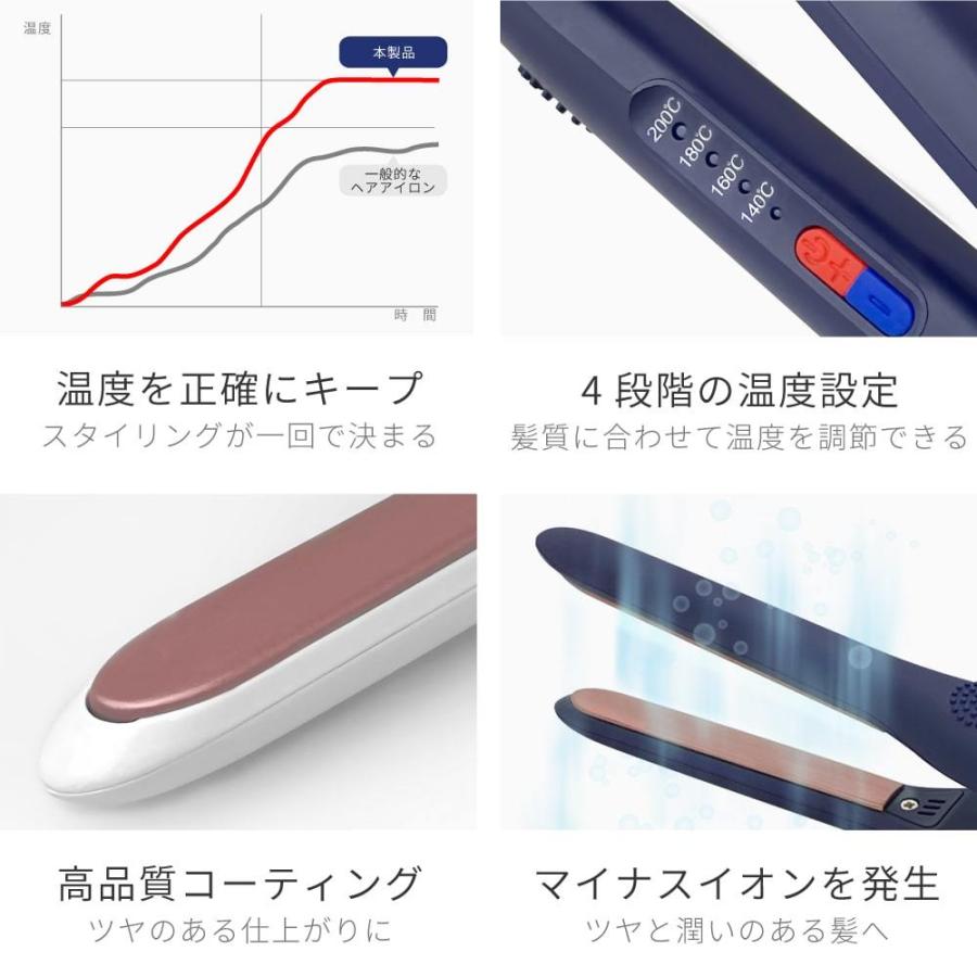 Areti（アレティ） ヘアアイロン 前髪 ストレート 11mm 2way カール