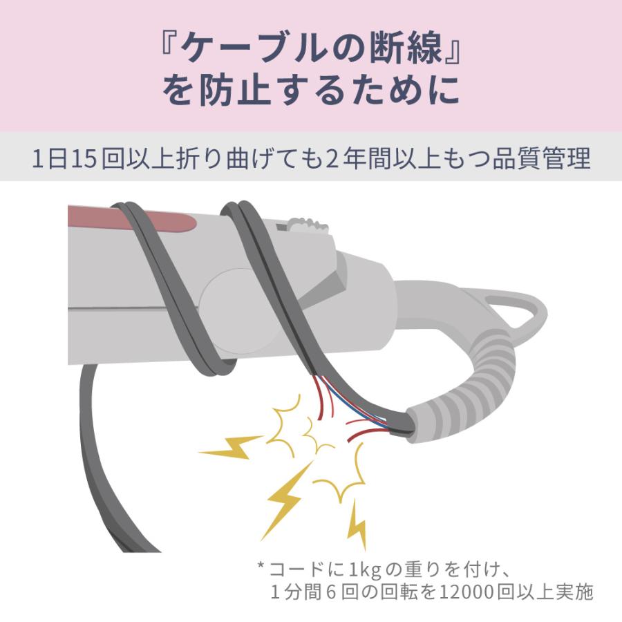 ヘアアイロン ストレート カール Areti アレティ 26mm マイナスイオン 3way ロールブラシ i38BKPKBL | Areti | 16