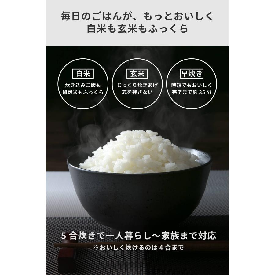 【新品】炊飯器 5合 一人暮らし 多機能 ホワイト 5合炊き ていとうシェフ Areti（アレティ） 2026年度モデル ヘルスケア 炊飯器 ていとうシェフ