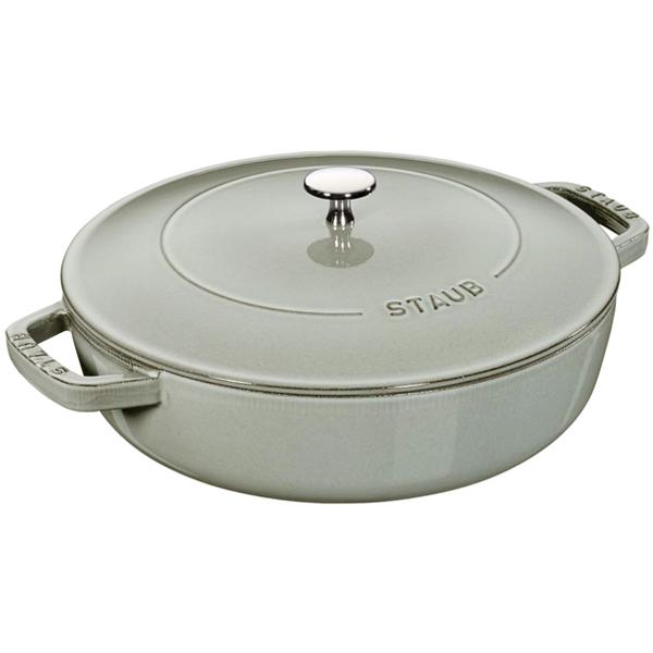 ストウブ staub ブレイザー ソテーパン 28cm グレー 調理器具 ストウブ（STAUB） ブレイザーソテーパン 28cm グレー : 厨房