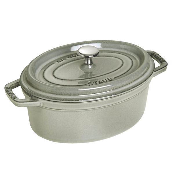 ストウブ（STAUB） ピコ・ココット オーバル 11cm グレー : 厨房市場