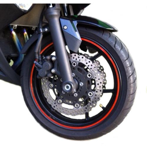 Areyss】ホイールリムステッカー 17インチ／18インチ両用タイプ （赤