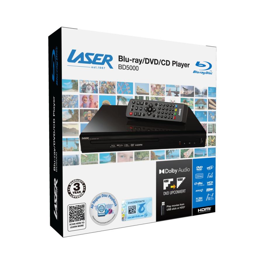 完全1年保証/3年延長可】 LASER レーザー BD5000 リージョンフリーBD